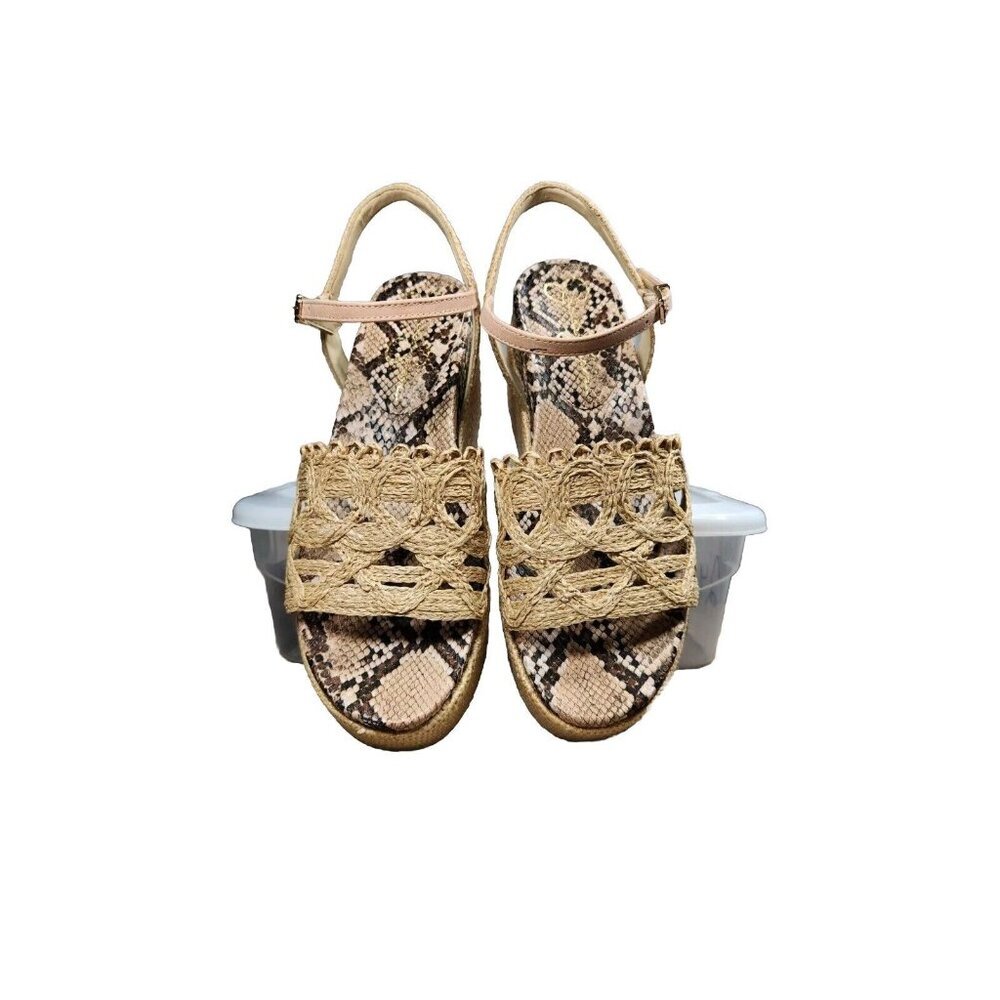 Jessica Simpson Women's size 8.5 M Camilia Platform Sandals Animal Print 649